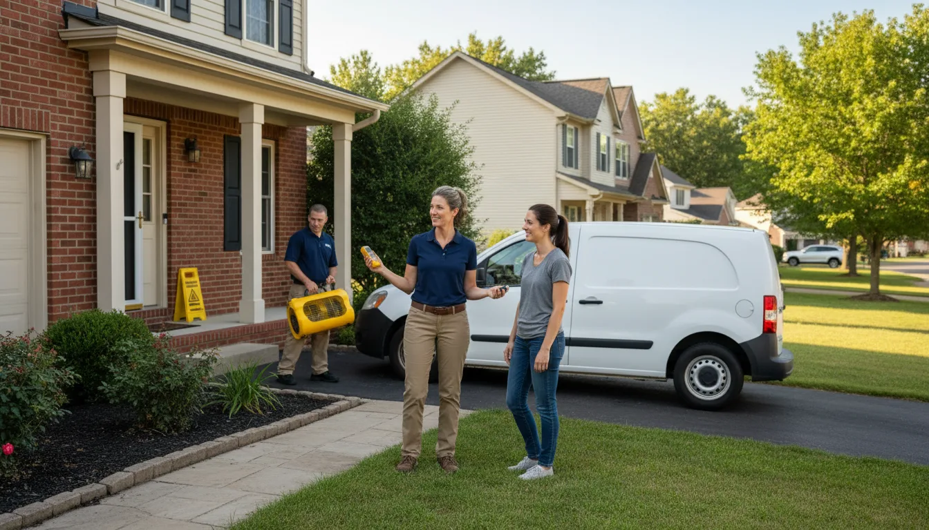 Residential water damage restoration in Irwin, ID